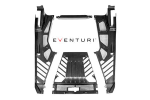 Eventuri Carbon Fibre Engine Cover Set - Lamborghini Huracan - Evolve Automotive
