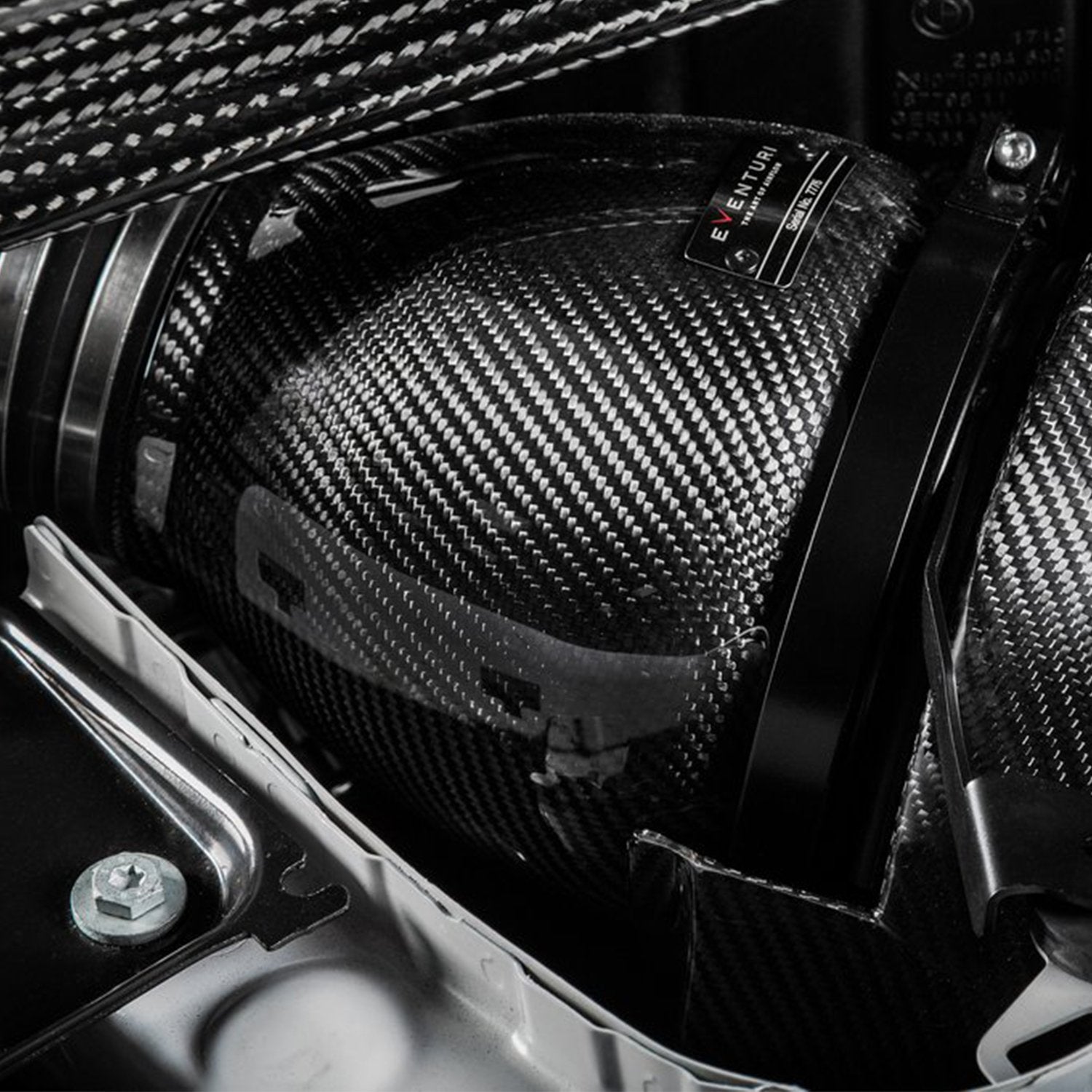 Race haus Intake Pipe Eventuri BMW S55 Carbon Fibre Performance Intake F87 M2 Competition