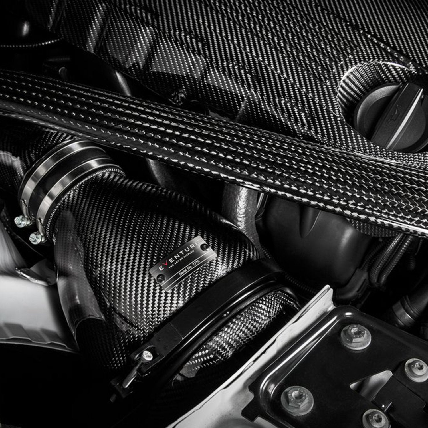 Race haus Intake Pipe Eventuri BMW S55 Carbon Fibre Performance Intake F87 M2 Competition