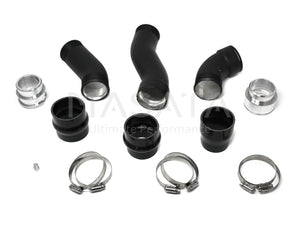Race haus Piping Kit Masata BMW N47 F20 F22 F30 F32 Aluminium Chargepipe & Turbo to Intercooler Pipe (120d, 220d, 318d, 320d, 420d, X3 18d & X3 20d)