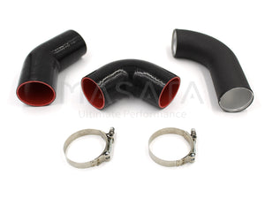 Race haus Intercooler Masata BMW N54 N55 E82 E90 E92 3" Race Intercooler J Pipe (135i & 335i(x))
