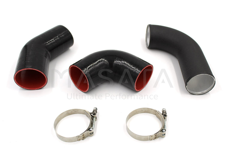 Race haus Intercooler Masata BMW N54 N55 E82 E90 E92 3" Race Intercooler J Pipe (135i & 335i(x))