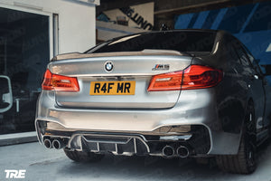 Race haus TRE PRE-PREG CARBON FIBRE PERFORMANCE REAR DIFFUSER FOR BMW M5 (2017+, F90)