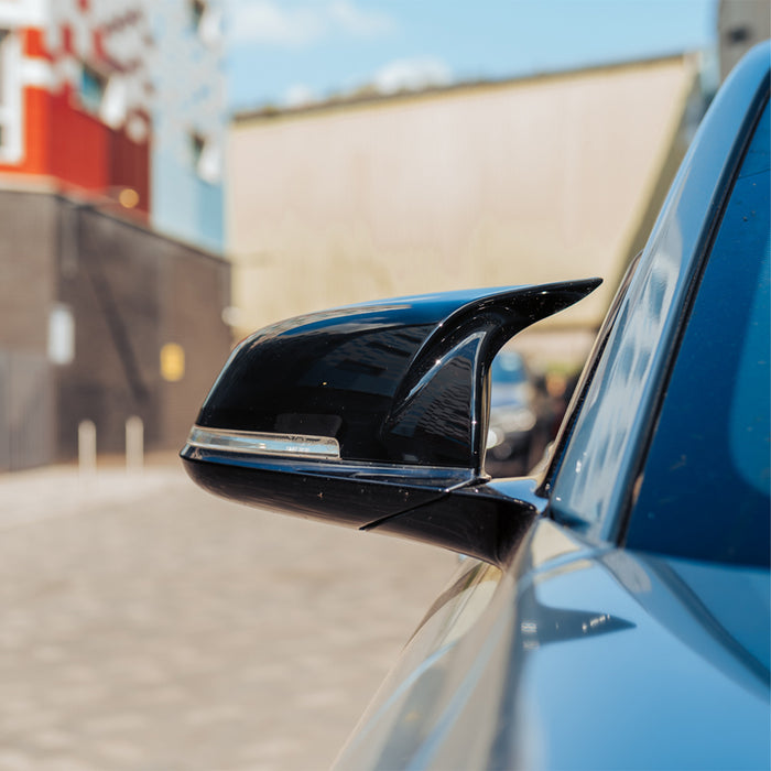 MHC Black BMW M Style Wing Mirror Replacement Covers In Gloss Black