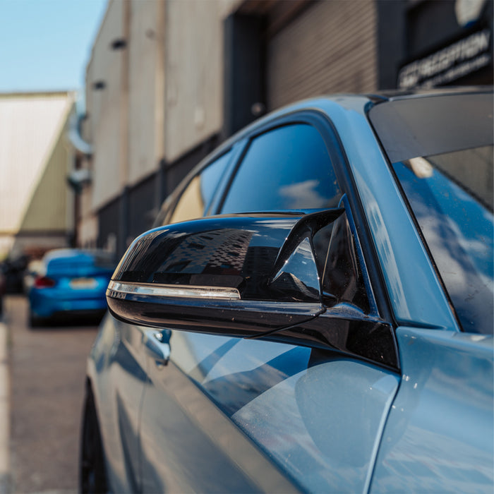 MHC Black BMW M Style Wing Mirror Replacement Covers In Gloss Black