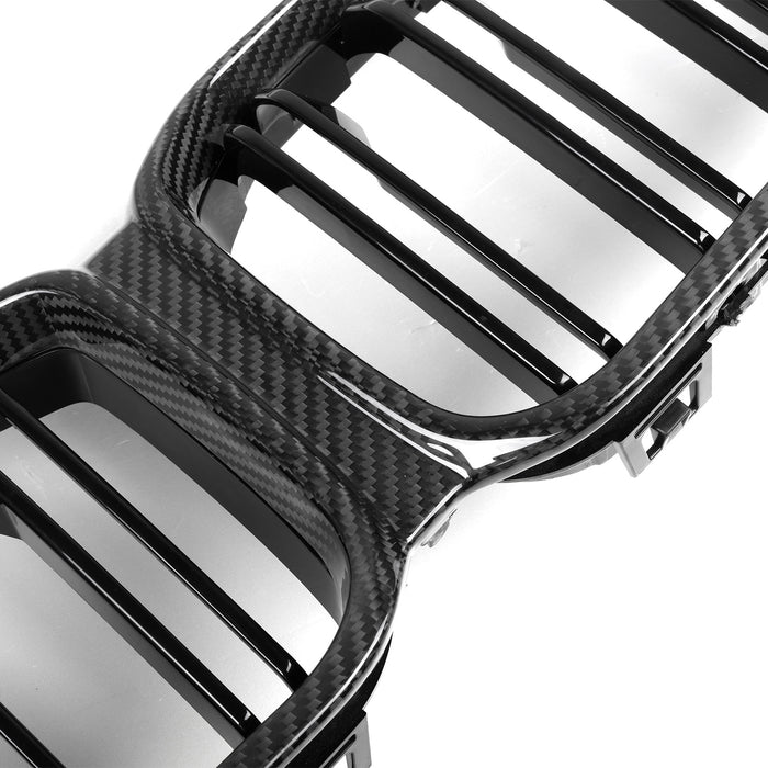 MHC+ BMW F87 M2 Competition Premium Front Grille In Pre Preg Carbon Fibre & Gloss Black – 2018-2020