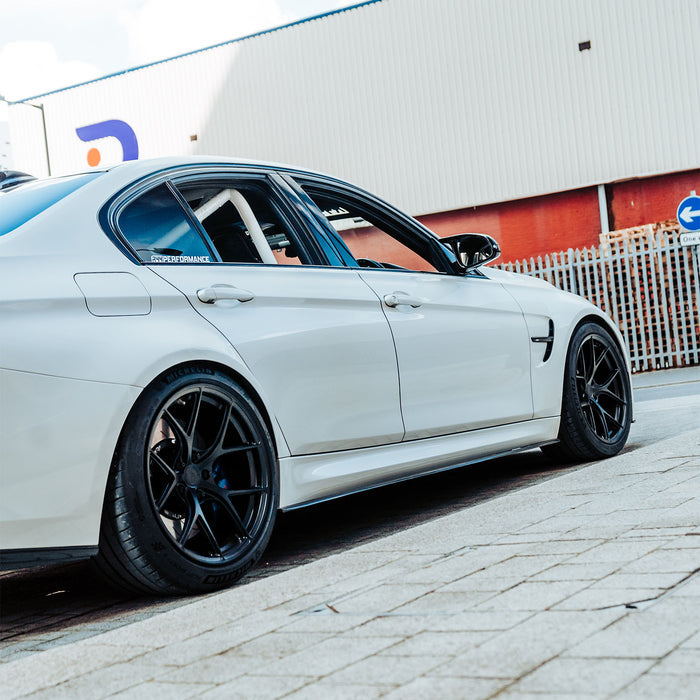 Bola FP2 19" Forged Alloy Wheels In Satin Black - Wider Rear