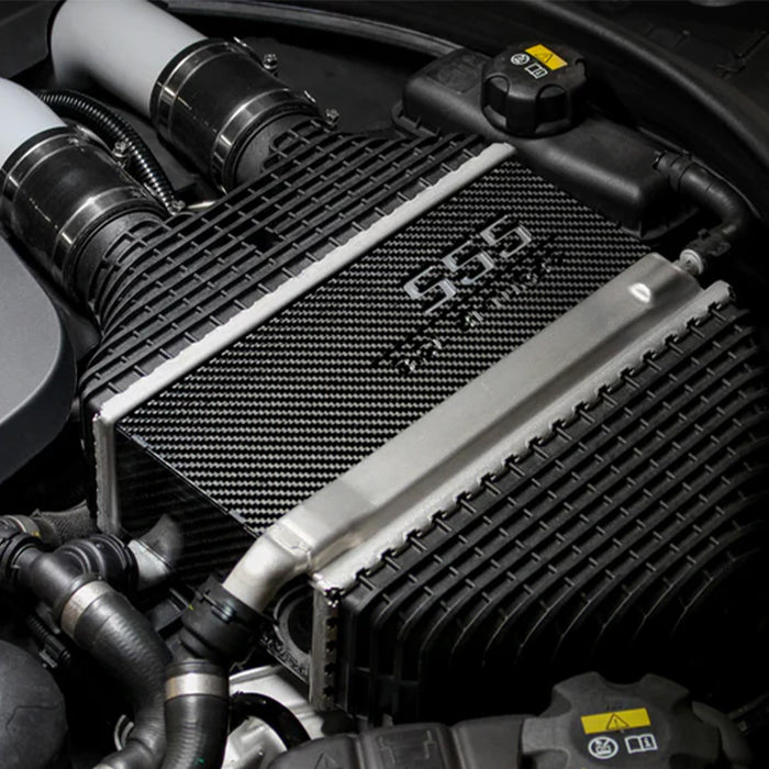 Carbonex BMW S55 Charge Cooler Cover In Pre Preg Carbon Fibre – F80 M3, F82 M4 & F87 M2 Competition