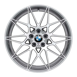 Genuine BMW 666M Alloy Wheels In Ferric Grey With Diamond Cut Finish For BMW F80 M3, F82 M4 & F87 M2