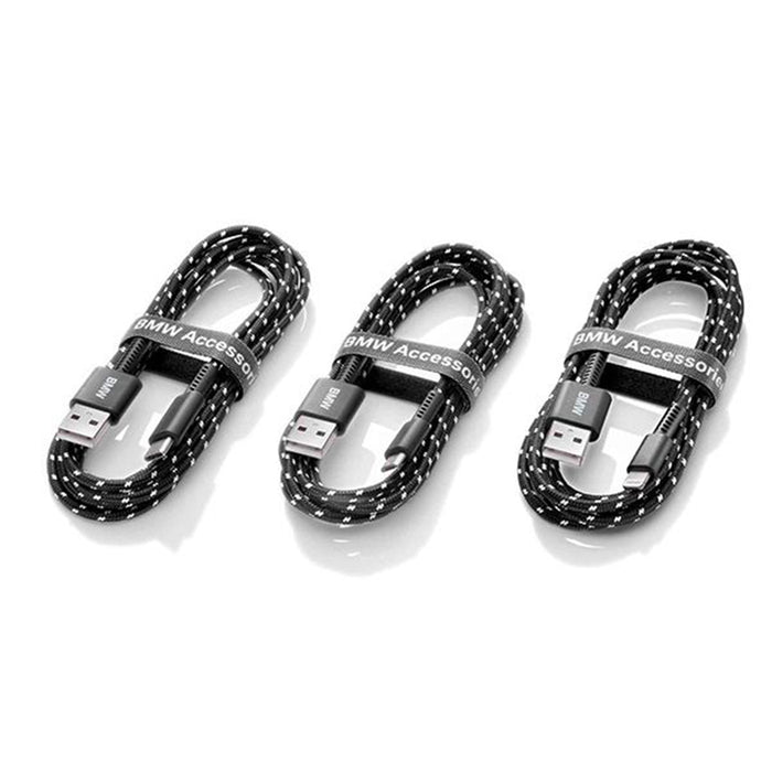 Genuine BMW OEM Adapter 3-Piece Charger Cable Kit 61125A66193