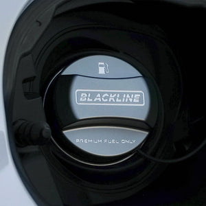 GoldenWrench BMW BLACKLINE "Premium Fuel Only" Performance Fuel Cap Cover for BMW – 2010+