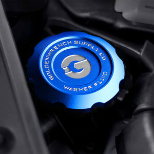 GoldenWrench BMW F Series M Car BLACKLINE Billet Washer Fluid Cap – F87/F80/F82/F83/F22/F30/F32