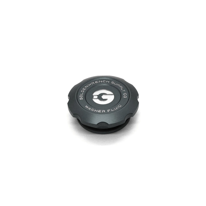 GoldenWrench BMW F Series M Car BLACKLINE Billet Washer Fluid Cap – F87/F80/F82/F83/F22/F30/F32