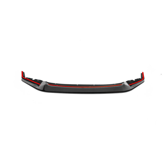 MHC+ BMW M2 Competition S55 GT Style Front Splitter In Gloss Pre Preg Carbon Fibre – F87C