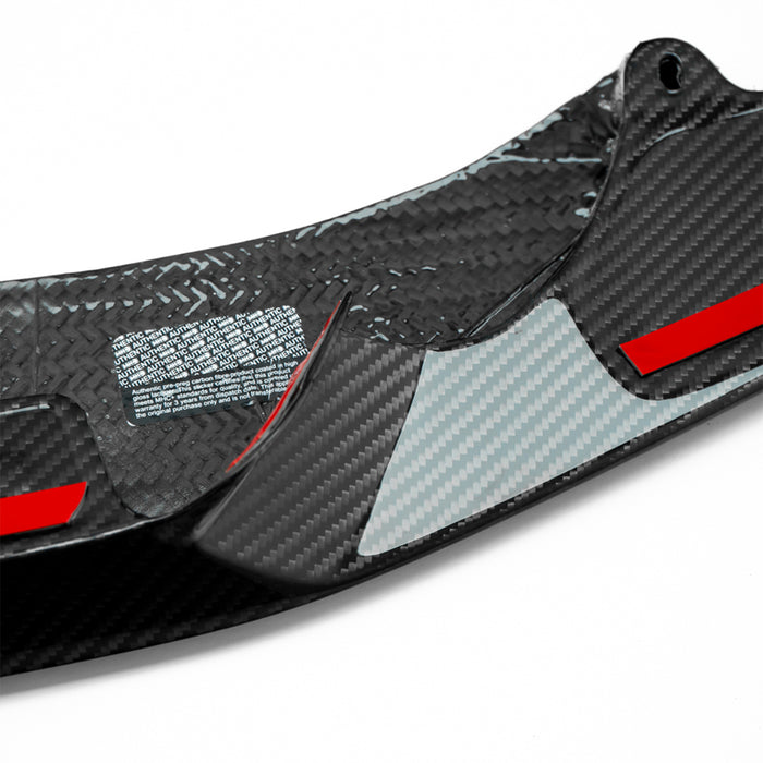 MHC+ BMW M2 Competition Performance Style Front Splitter In Gloss Pre Preg Carbon Fibre – F87C