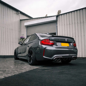 MHC+ BMW M2/M2 Competition Performance Style Rear Diffuser In Gloss Pre Preg Carbon Fibre – F87