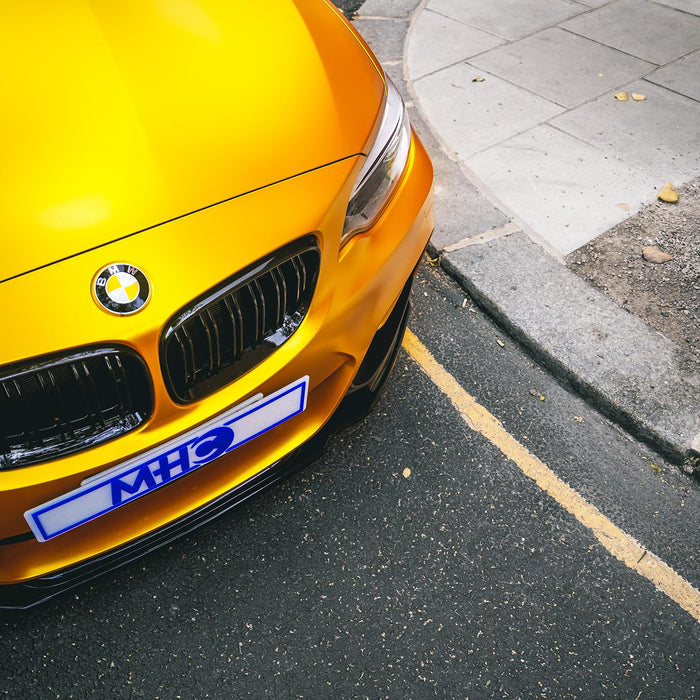 MHC Black BMW M2/2 Series OEM M2 Style Double Slat Front Grille In Gloss Black – F87/F22/F23