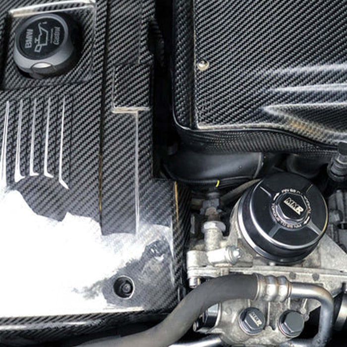 MMX BMW Oil Thermostat Lid And Caps Black - N54/N55/S55