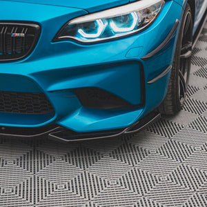 Maxton Design Front Splitter V.3 BMW M2 F87 – 2016-2020