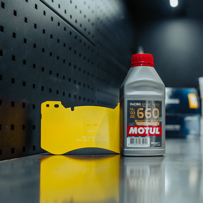Pagid Racing RSL29 Front & Rear Brake Pads Set + MOTUL 660 Brake Fluid For BMW F Series M Cars & M Lites