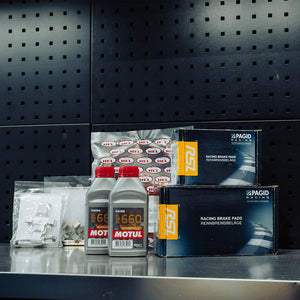 Pagid Racing RSL29 Front & Rear Brake Pads Set + MOTUL 660 Brake Fluid + HEL Lines For BMW F Series M Cars & M Lites