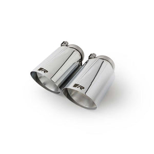 Remus Stainless Steel 102mm Chrome Angled Exhaust Tips With Straight Cut Design – Set of 4
