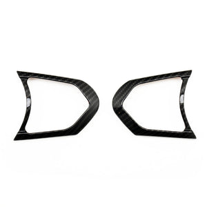 SHFT BMW F Series Steering Wheel Button Trim In Gloss Carbon Fibre Look