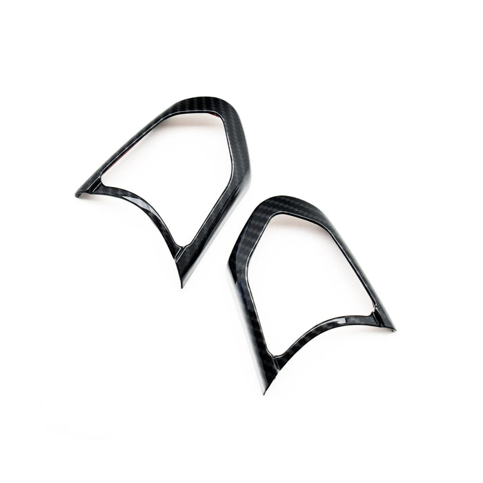 SHFT BMW F Series Steering Wheel Button Trim In Gloss Carbon Fibre Look