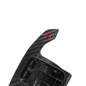 SHFT BMW F/G Series 'G8X Style' Automatic Paddle Shifters In Gloss Carbon Fibre With Red Details