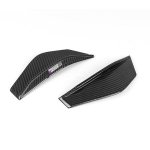 SooQoo BMW F87 M2 Front Canards In Gloss Carbon Fibre
