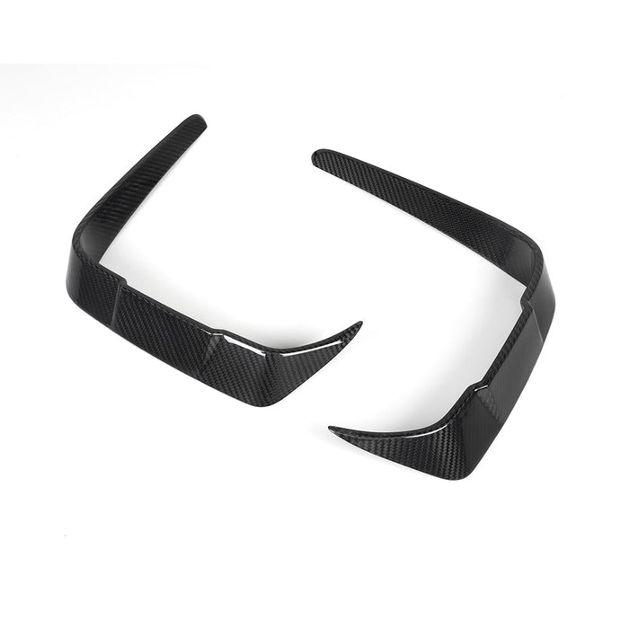 SooQoo BMW F87 M2 Competition Front Duct Trims In Gloss Carbon Fibre