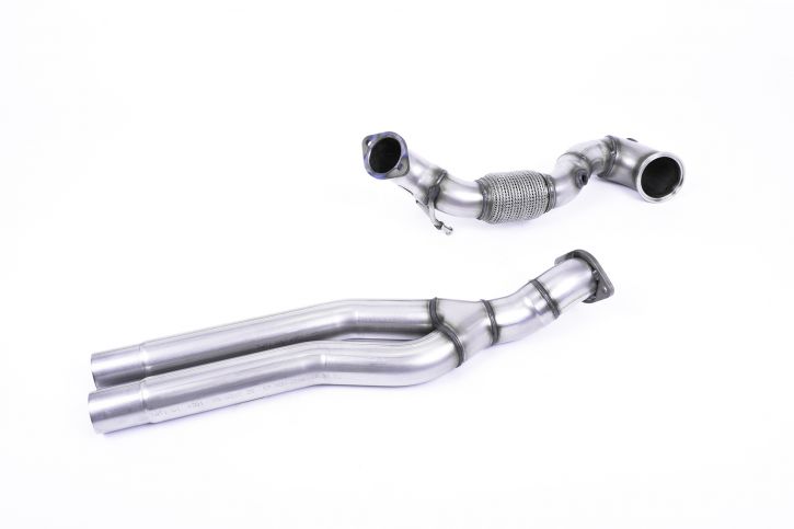 Race haus Downpipe Milltek Sport Audi RS3 Sportback 400Ps Large-Bore Downpipe And De-Cat Exhaust